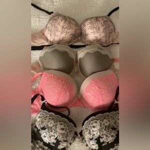 All 4 bras 50$ OBO. 15$ separately.